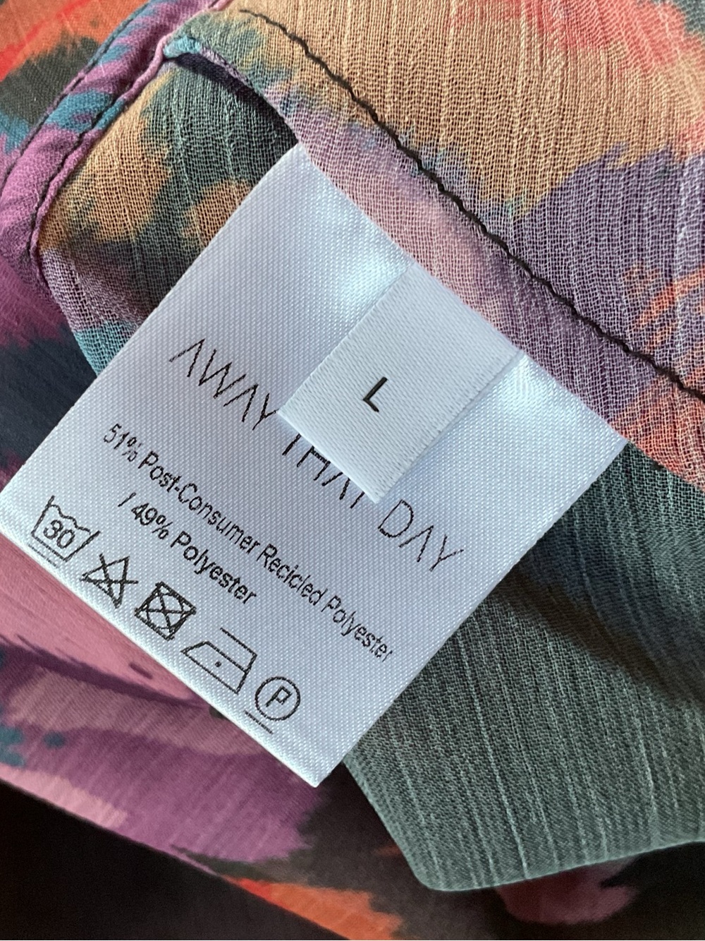 Away That Day Floral Sheer Maxi Dress in Black and Purple, NWTGS - Picture 7 of 8
